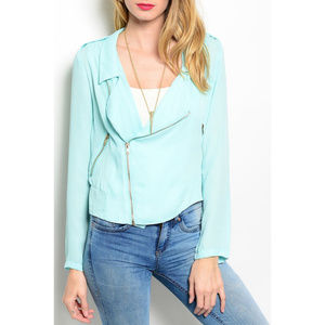 🆕 Moto Light Jacket Aqua - Only 1 Left